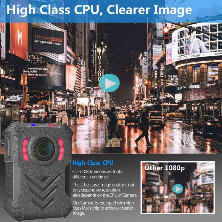 A12 1080P HD 150 Degrees View Angle Field Recorder with Clip, Support Infrared Night Vision & TF ...