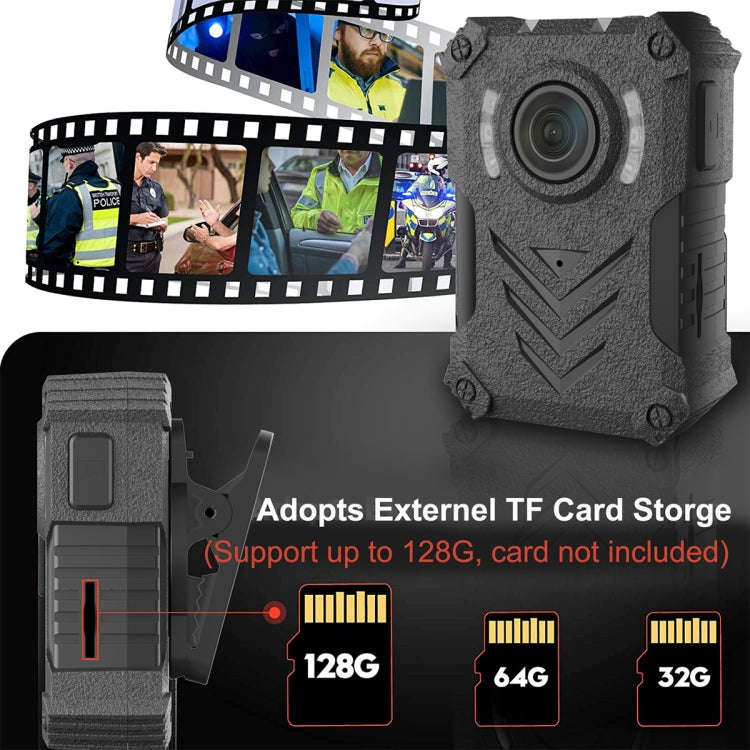 A12 1080P HD 150 Degrees View Angle Field Recorder with Clip, Support Infrared Night Vision & TF ...