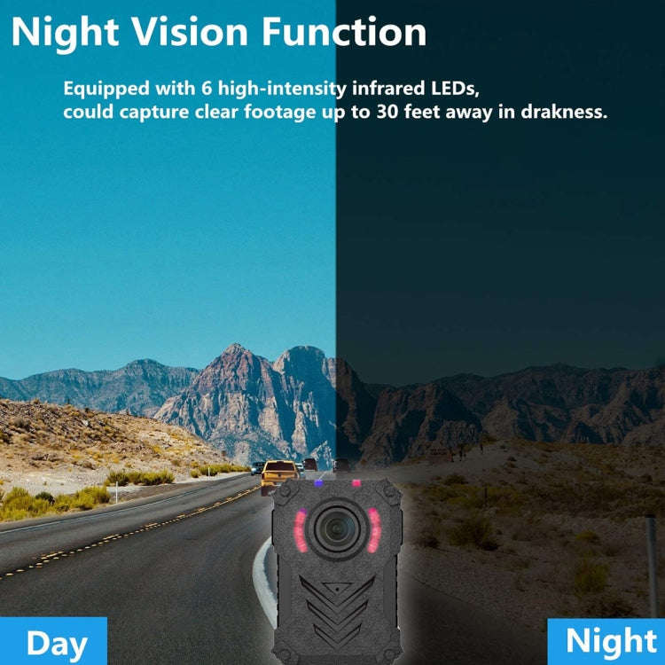 A12 1080P HD 150 Degrees View Angle Field Recorder with Clip, Support Infrared Night Vision & TF ...