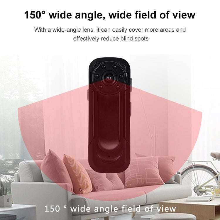 A8 Backclip Outdoor WiFi Motion Detect Sports DV Camera