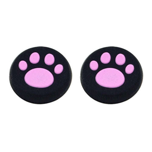 4 PCS Cute Cat Paw Silicone Protective Cover for PS4 / PS3 / PS2 / XBOX360 / XBOXONE / WIIU Gamep...