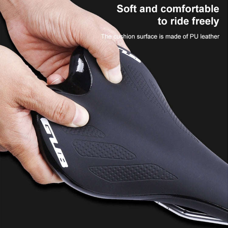 GUB 3083 Microfiber Leather Mountain Road Bike Saddle(Black)