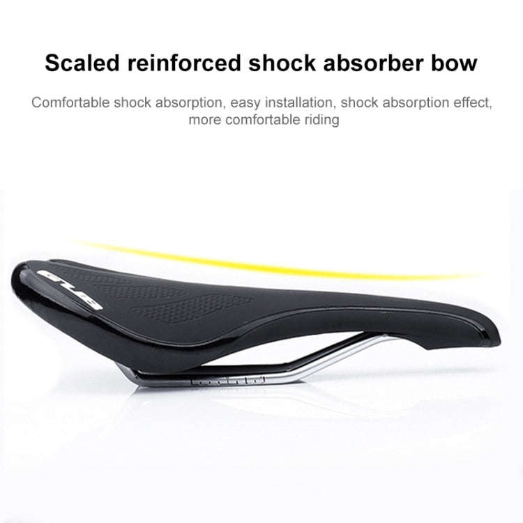 GUB 3083 Microfiber Leather Mountain Road Bike Saddle(Black)
