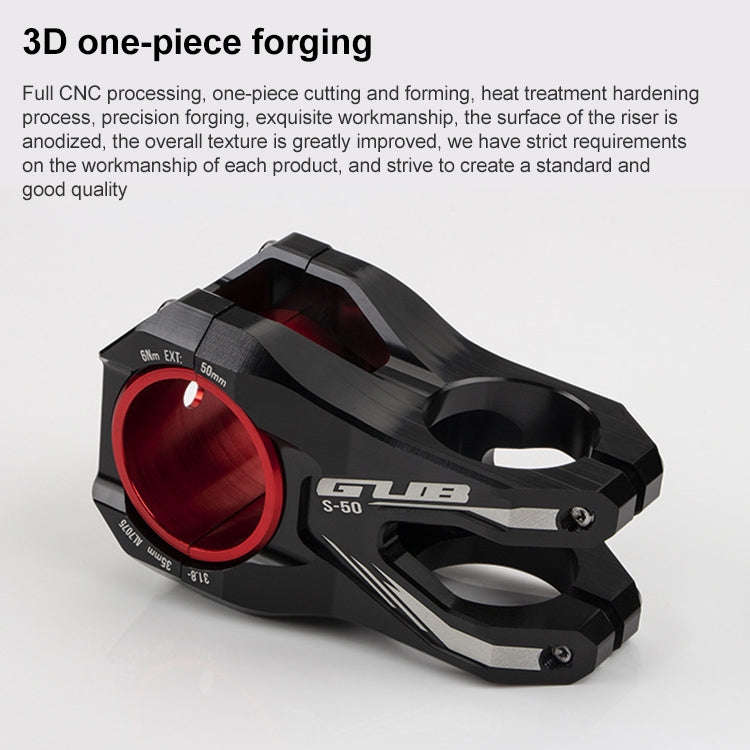 GUB S-50 31.8mm - 35mm Aluminum Alloy Bike Stem