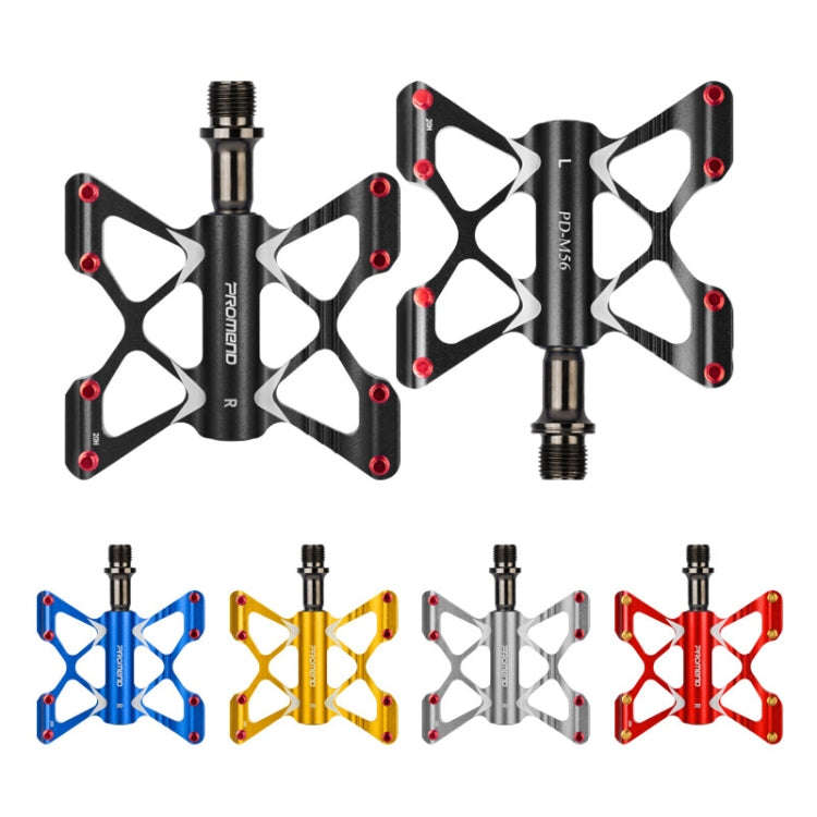PROMEND PD-M56 1 Pair Mountain Bicycle Aluminum Alloy 3-Bearings Pedals (Blue)