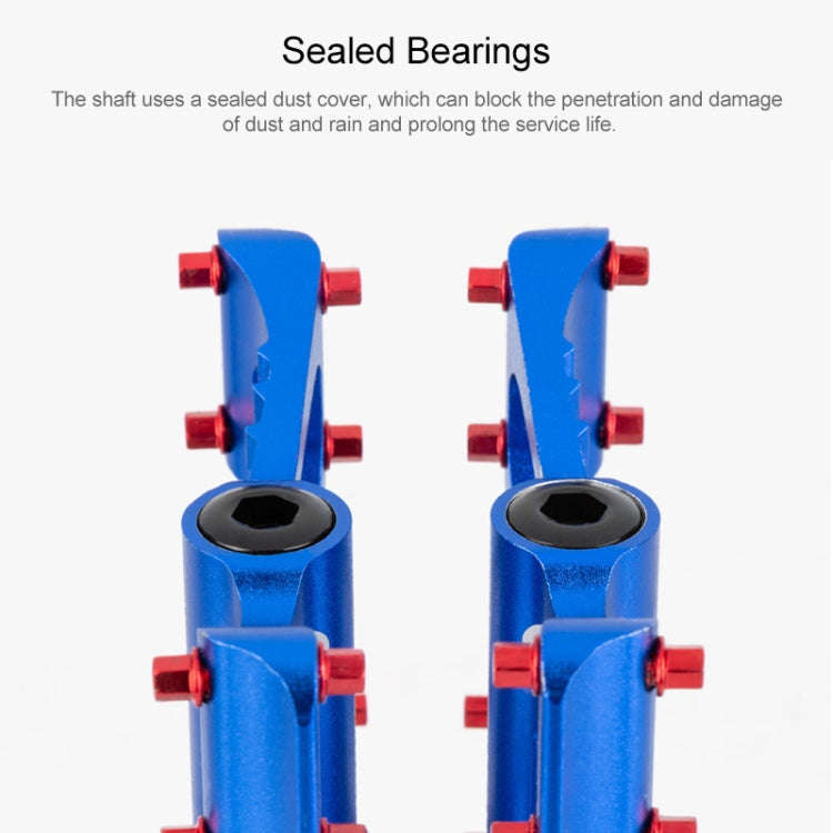 PROMEND PD-M56 1 Pair Mountain Bicycle Aluminum Alloy 3-Bearings Pedals (Blue)