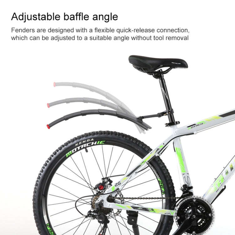 PROMEND NB-28370 1 Pair Bicycle Quick Release Plastic Retractable Mudguard