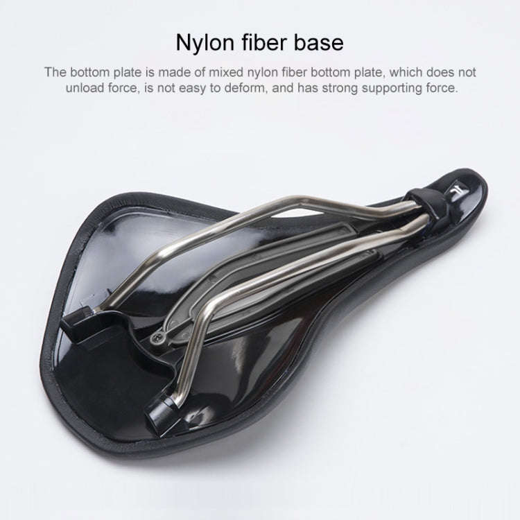 PROMEND SD-576 Nylon Fiber Triathlon Bicycle Saddle (Black)