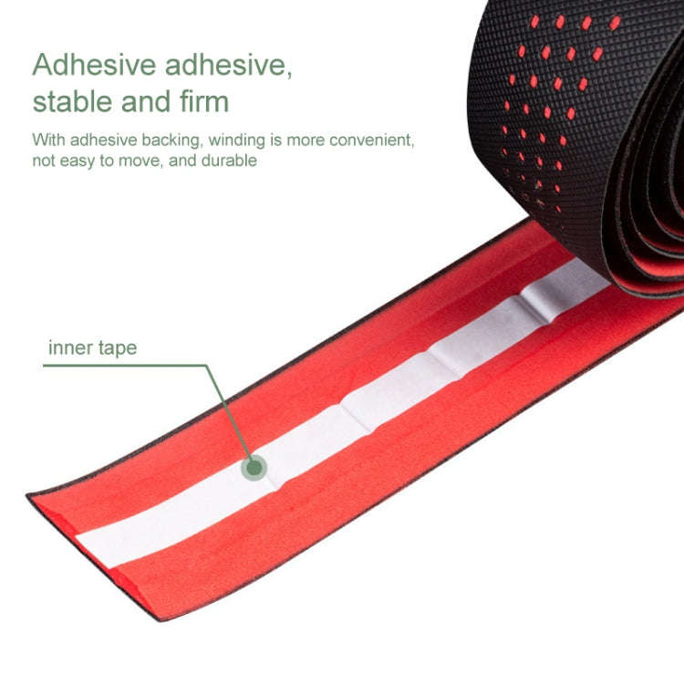 PROMEND GR-082 1 Pair Two-color Antiskid Bicycle Grips Tape (Black+green)