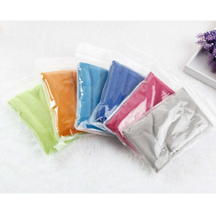 2 PCS Microfiber Fabric Gym Sports Towel Enduring Ice Towel, Size: 30*100cm(Dark Blue)