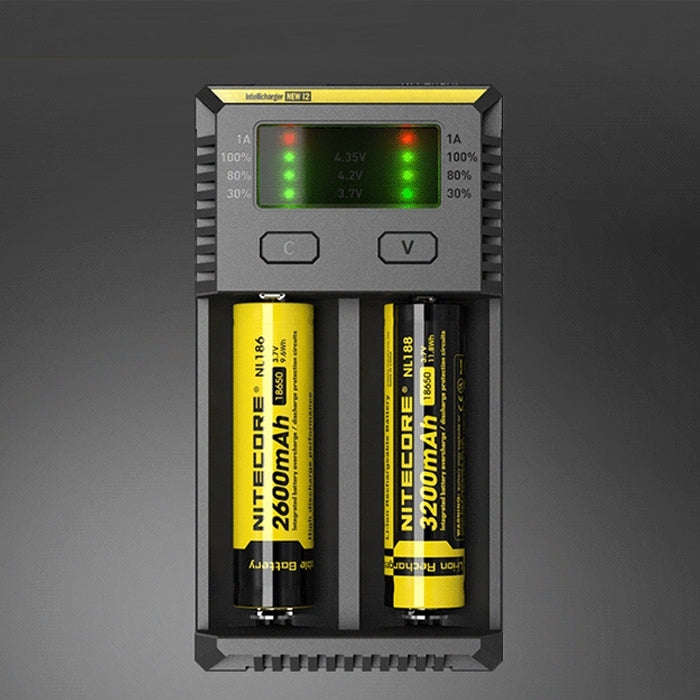 Nitecore NEW i2 Intelligent Digi Smart Charger with LED Indicator for 14500, 16340 (RCR123), 1865...