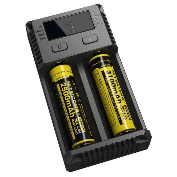 Nitecore NEW i2 Intelligent Digi Smart Charger with LED Indicator for 14500, 16340 (RCR123), 1865...