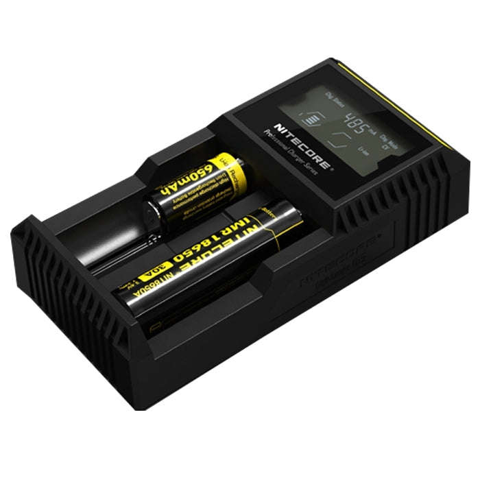 Nitecore D2 Intelligent Digi Smart Charger with LED Indicator for 14500, 16340 (RCR123), 18650, 2...
