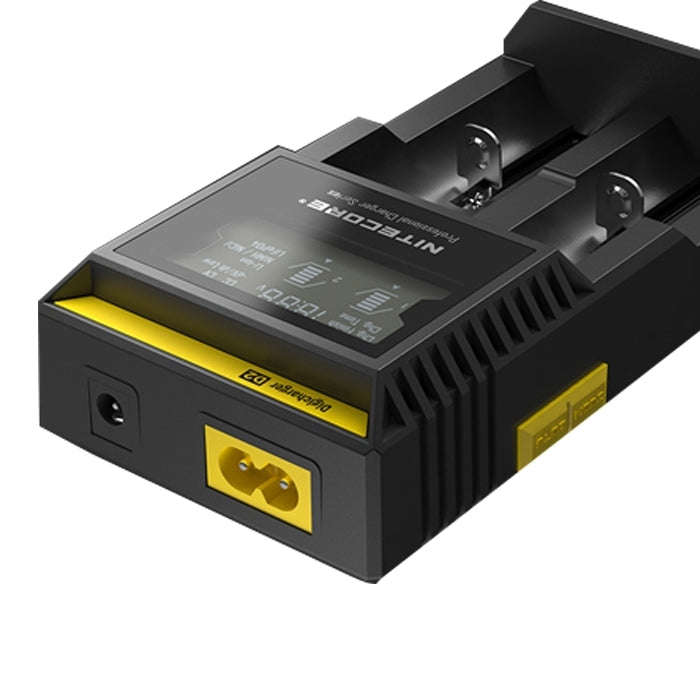 Nitecore D2 Intelligent Digi Smart Charger with LED Indicator for 14500, 16340 (RCR123), 18650, 2...