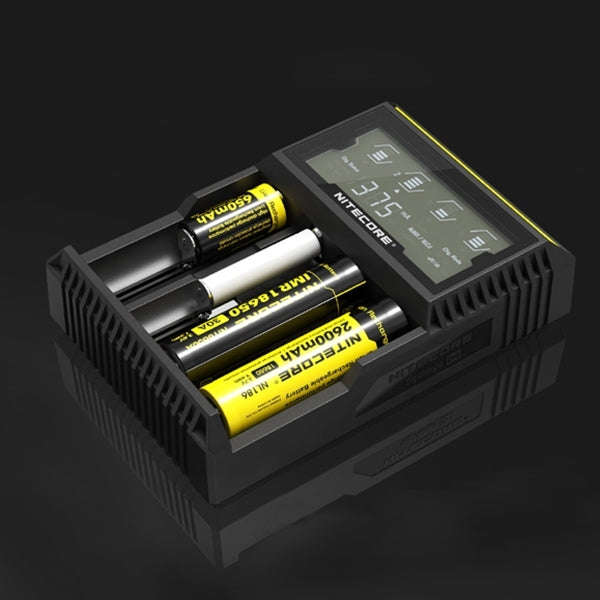 Nitecore D4 Intelligent Digi Smart Charger with LCD Display for 14500, 16340 (RCR123), 18650, 226...