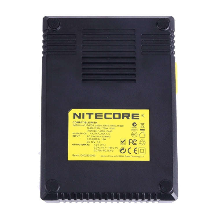 Nitecore D4 Intelligent Digi Smart Charger with LCD Display for 14500, 16340 (RCR123), 18650, 226...