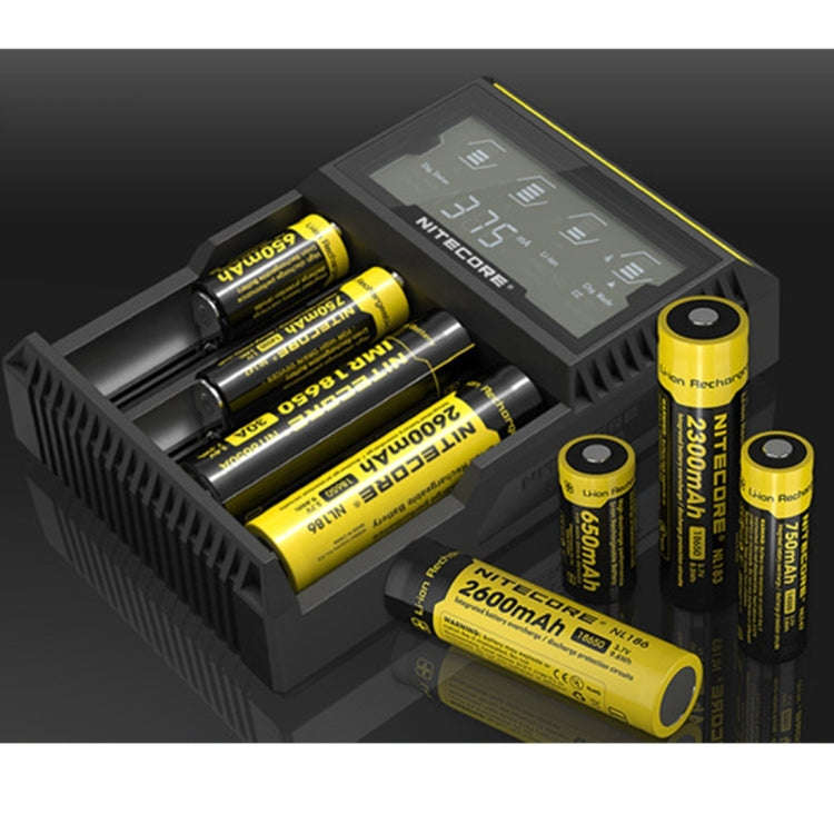 Nitecore D4 Intelligent Digi Smart Charger with LCD Display for 14500, 16340 (RCR123), 18650, 226...