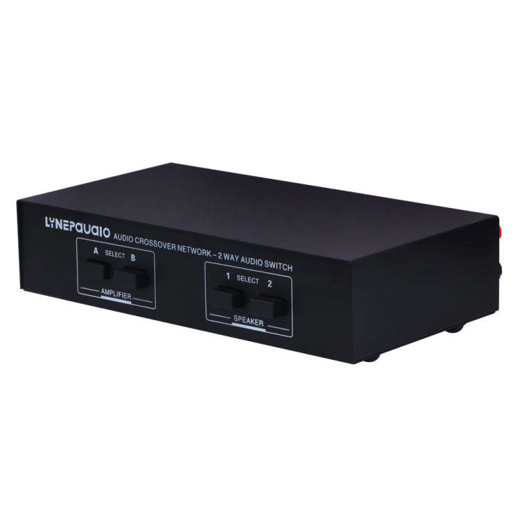 B822 Passive Speaker Switch 2 Channel Power Amplifier Audio Switch Loudspeaker,  2 Input and 2 Ou...