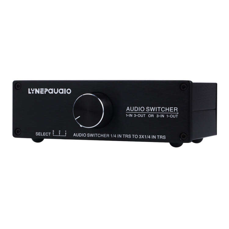 B833 Passive Speaker Stereo Switch Loudspeaker,  1 Input and 3 Output or 3 Input and 1 Output (Bl...