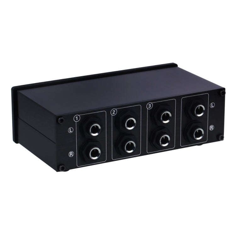 B833 Passive Speaker Stereo Switch Loudspeaker,  1 Input and 3 Output or 3 Input and 1 Output (Bl...