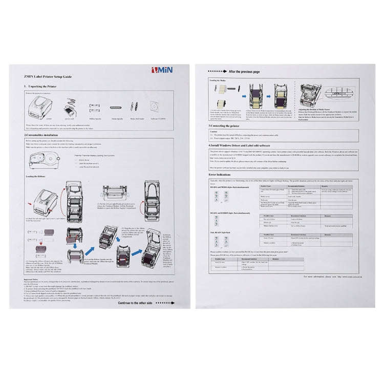 X1 Convenient USB Port Thermal Automatic Calibration Barcode Printer Supermarket, Tea Shop, Resta...
