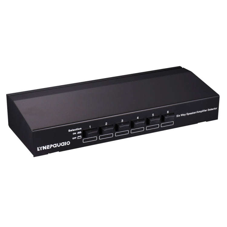 LINEPAUDIO B898 Six-way Stereo Loudspeaker / Amplifier Comparator Bidirectional Selective Switch ...