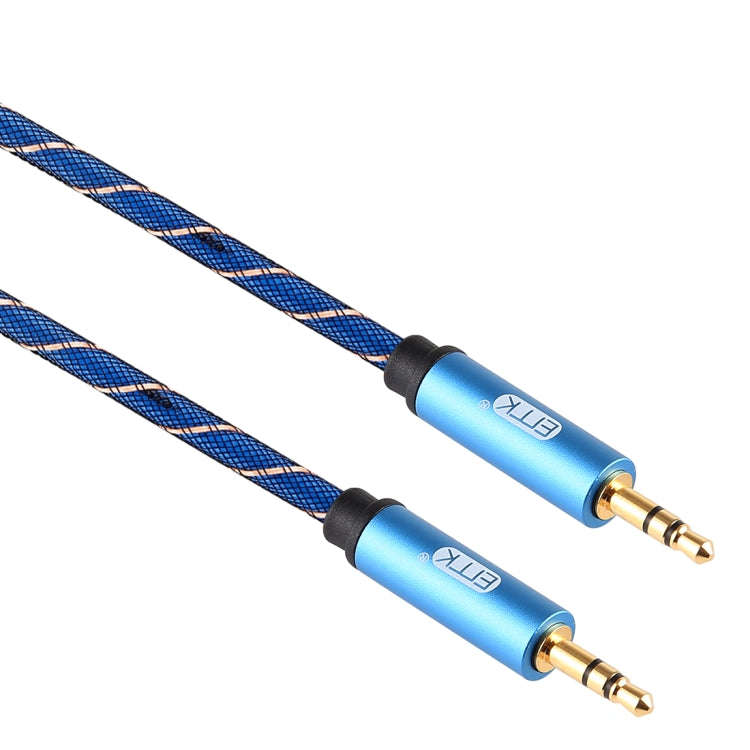 EMK 3.5mm Male to Male Grid Nylon Braided Audio Cable for Speaker / Notebooks / Headphone, Length...