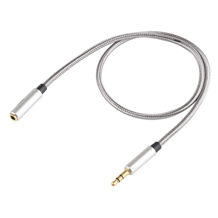 EMK 3.5mm Male to Female Gold-plated Plug Cotton Braided Audio Cable for Speaker / Notebooks / He...