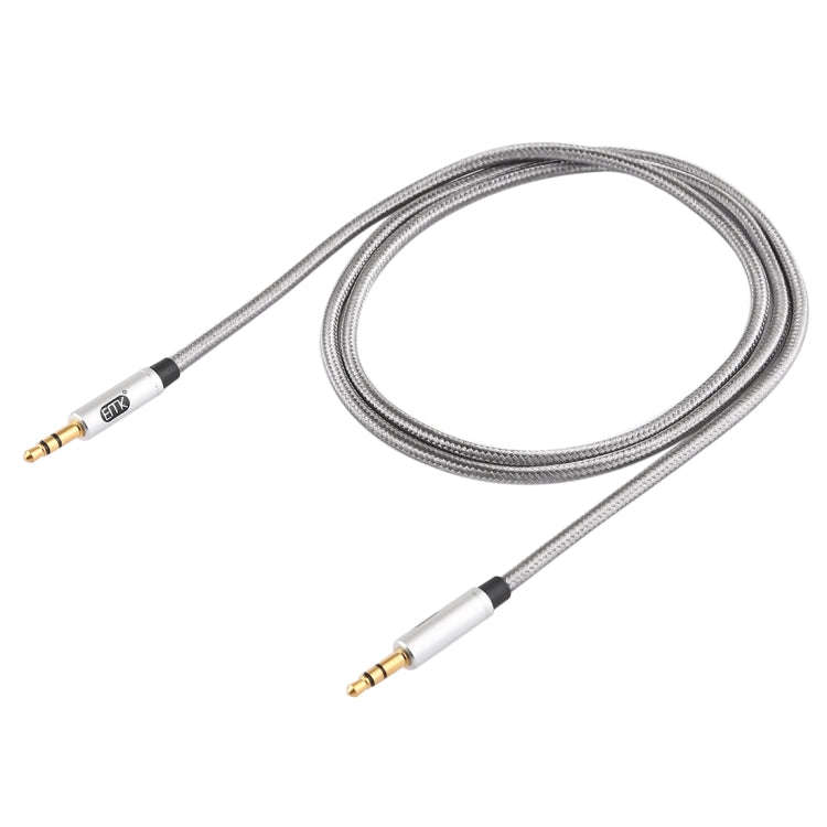 EMK 3.5mm Male to Male Gold-plated Plug Cotton Braided Audio Cable for Speaker / Notebooks / Head...