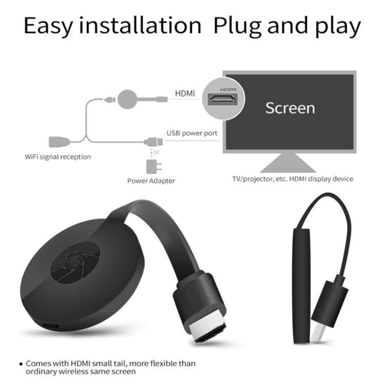 MiraScreen G2 Wireless WiFi Display Dongle Receiver Airplay Miracast DLNA 1080P RK3660 TV Stick f...