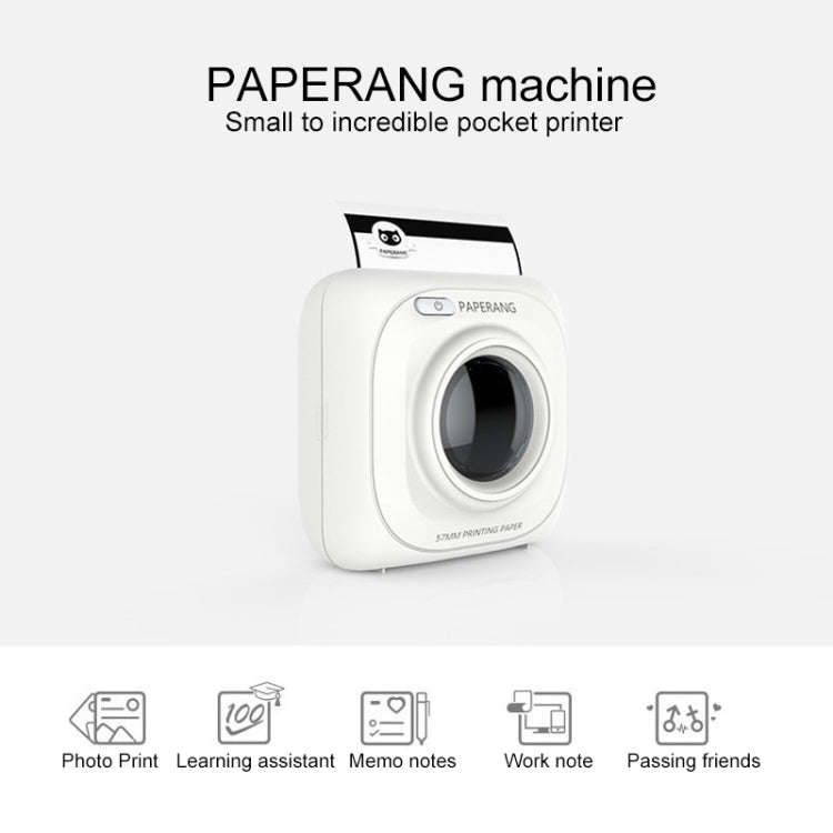 PAPERANG P1 Portable ABS Bluetooth 4.0 Printer Thermal Photo Phone Wireless Connection Printer