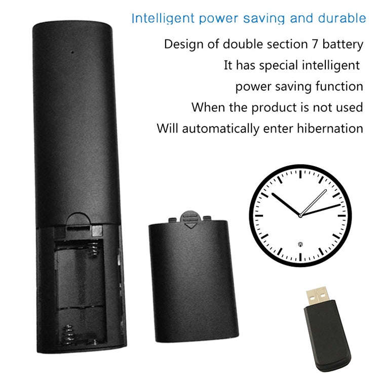 Q5 Gyroscope + Voice Foreign Version USB 2.4G Wireless Voice Flying Mouse Remote Control, Support...