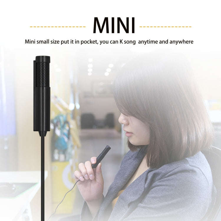 Yanmai SF555 Mini Professional 3.5mm Jack Studio Stereo Condenser Recording Microphone, Cable Len...
