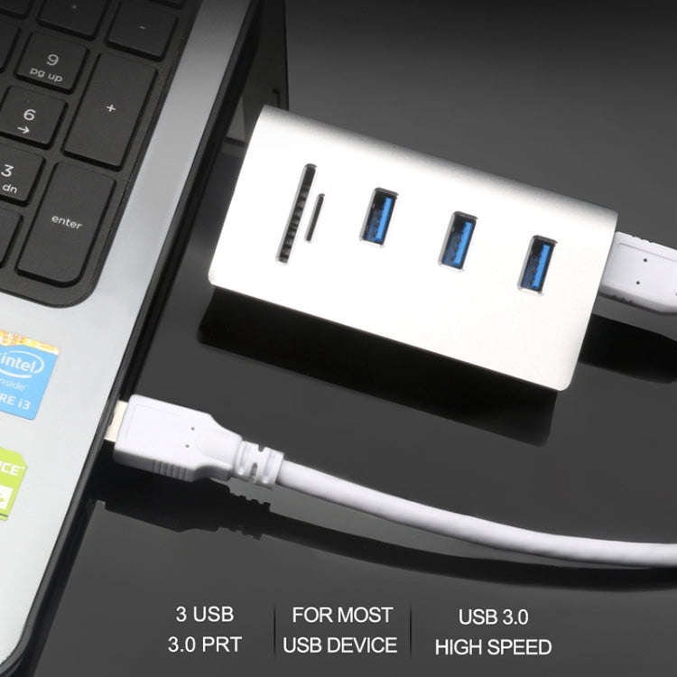 Rocketek HUB-3PC2 High Speed USB 3.0 Splitter HUB Adapter (White)