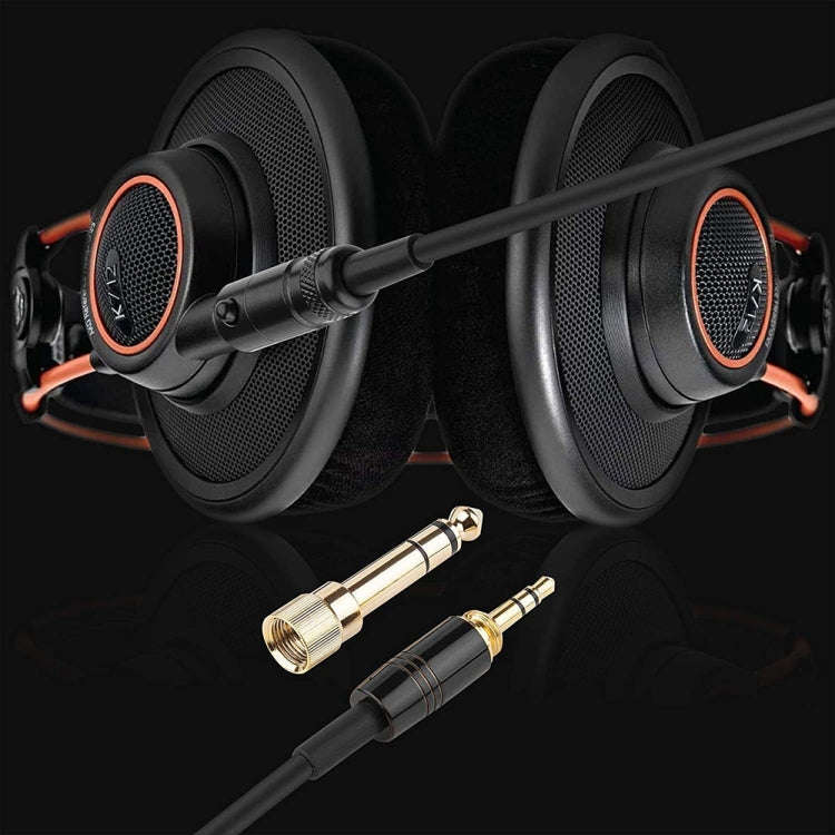 ZS0225 Headphone Audio Cable for AKG Q701 / Pioneer HDJ-2000 (Black)