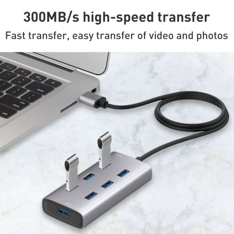 8108 7 Ports USB 3.0 to USB 3.0 HUB, Cable Length: 80cm