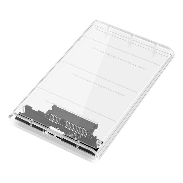 SATA3 to USB Mobile Hard Disk Box Hard Drive Enclosure(Transparent)