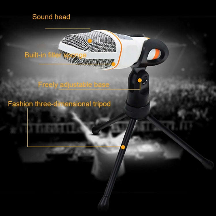 Yanmai SF666 Professional Condenser Sound Recording Microphone with Tripod Holder, Cable Length: ...
