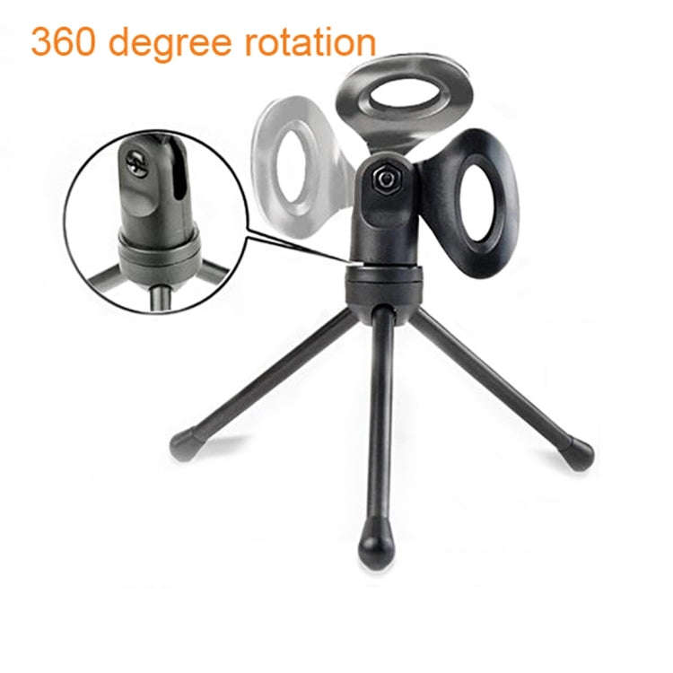 Yanmai SF666 Professional Condenser Sound Recording Microphone with Tripod Holder, Cable Length: ...