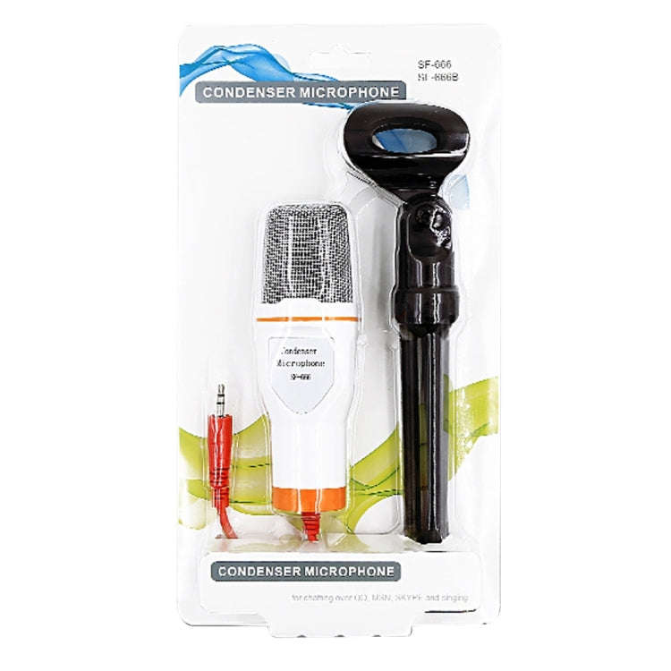 Yanmai SF666 Professional Condenser Sound Recording Microphone with Tripod Holder, Cable Length: ...