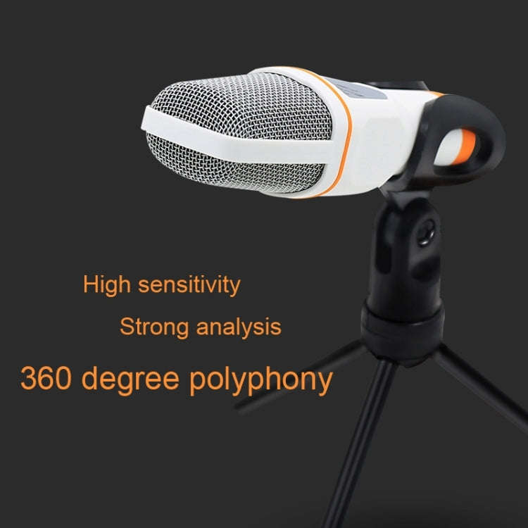 Yanmai SF666 Professional Condenser Sound Recording Microphone with Tripod Holder, Cable Length: ...