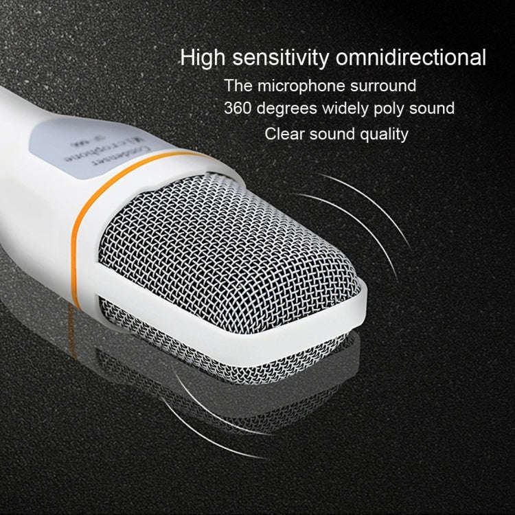 Yanmai SF666 Professional Condenser Sound Recording Microphone with Tripod Holder, Cable Length: ...
