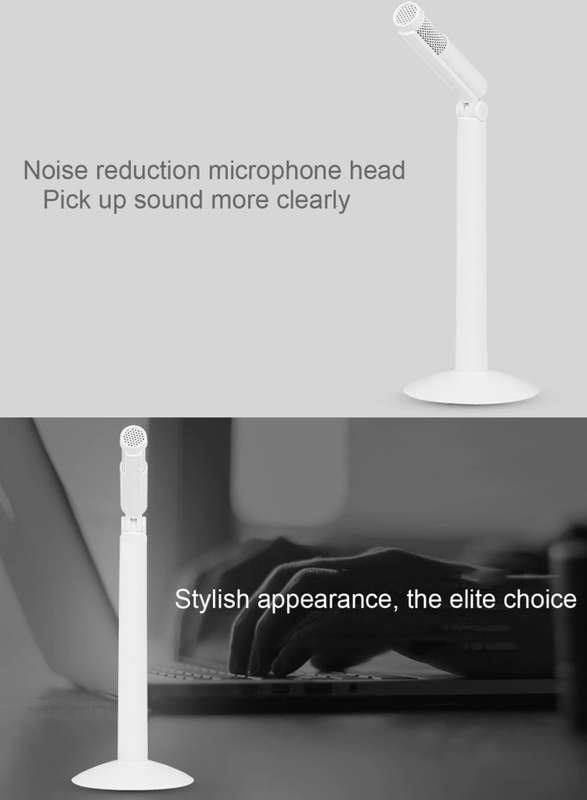 Yanmai SF-950 120 Degree Rotation Head 3.5mm Jack Studio Stereo Recording Microphone, Cable Lengt...
