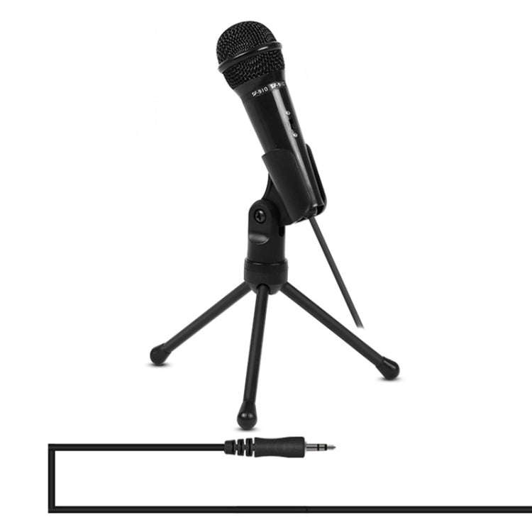 Yanmai SF-910 Professional Condenser Sound Recording Microphone with Tripod Holder, Cable Length:...