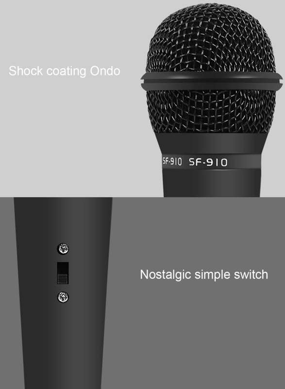 Yanmai SF-910 Professional Condenser Sound Recording Microphone with Tripod Holder, Cable Length:...