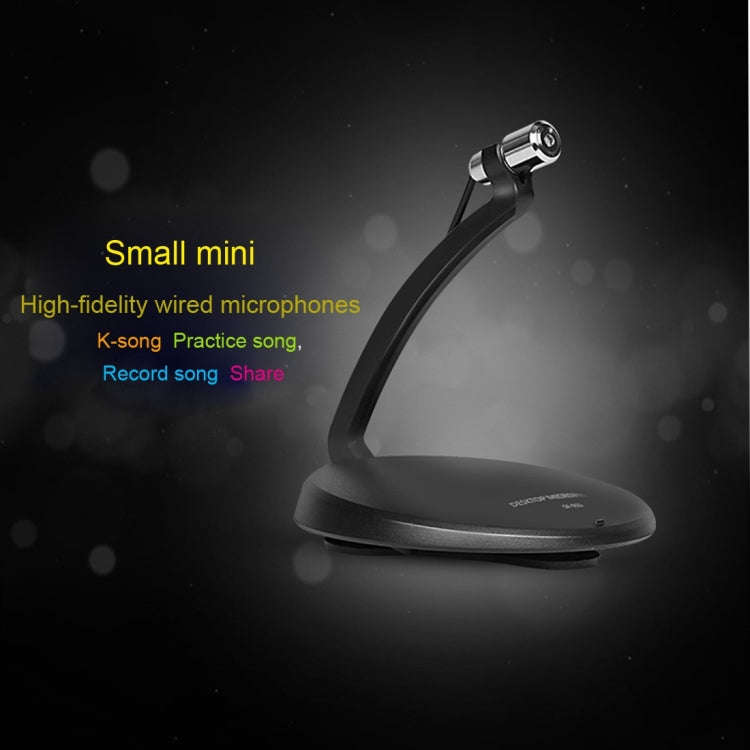 Yanmai SF-911B USB 2.0 Professional Condenser Sound Recording Microphone with Base Holder, Cable ...