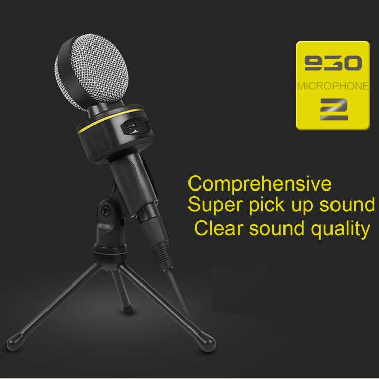 Yanmai SF-930 Professional Condenser Sound Recording Microphone with Tripod Holder, Cable Length:...