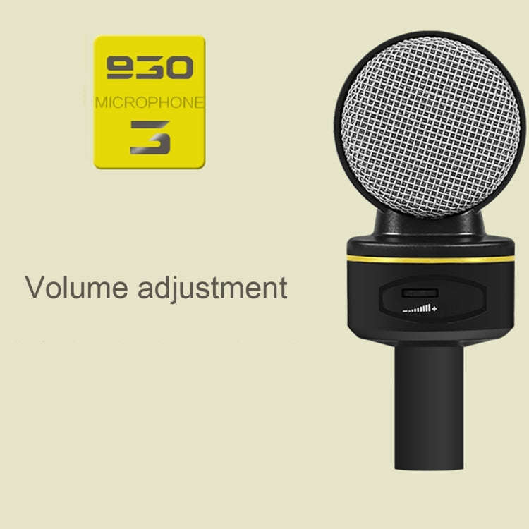 Yanmai SF-930 Professional Condenser Sound Recording Microphone with Tripod Holder, Cable Length:...