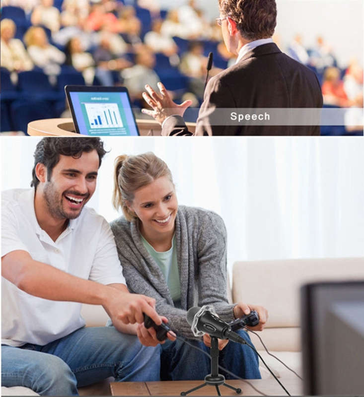 Yanmai Y20 Professional Game Condenser Microphone  with Tripod Holder, Cable Length: 1.8m, Compat...