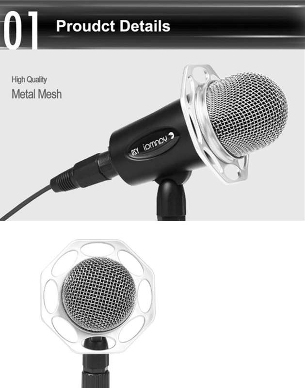 Yanmai Y20 Professional Game Condenser Microphone  with Tripod Holder, Cable Length: 1.8m, Compat...